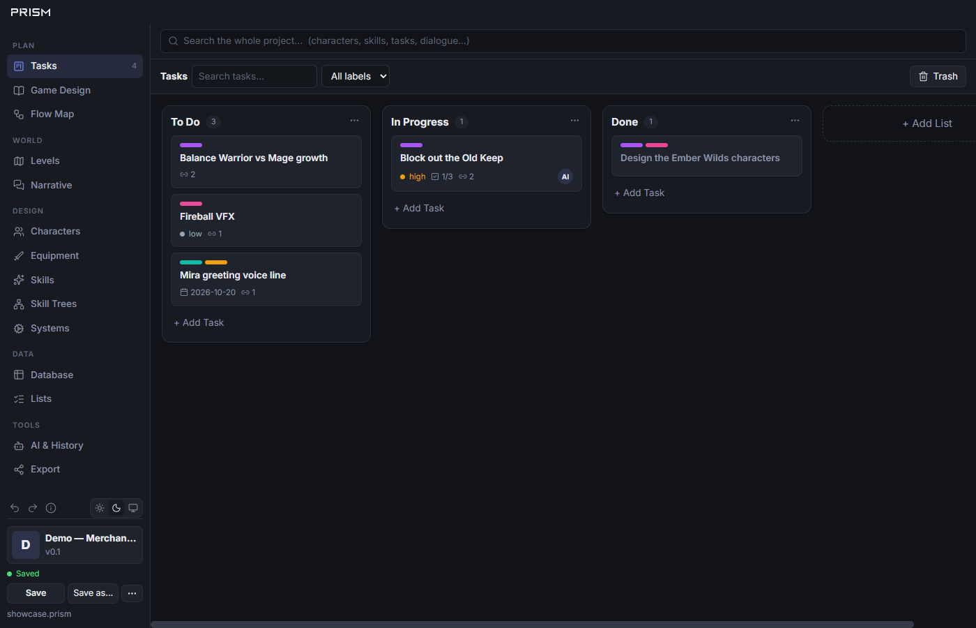 Screenshot 10 for Prism — RPG Design Tool