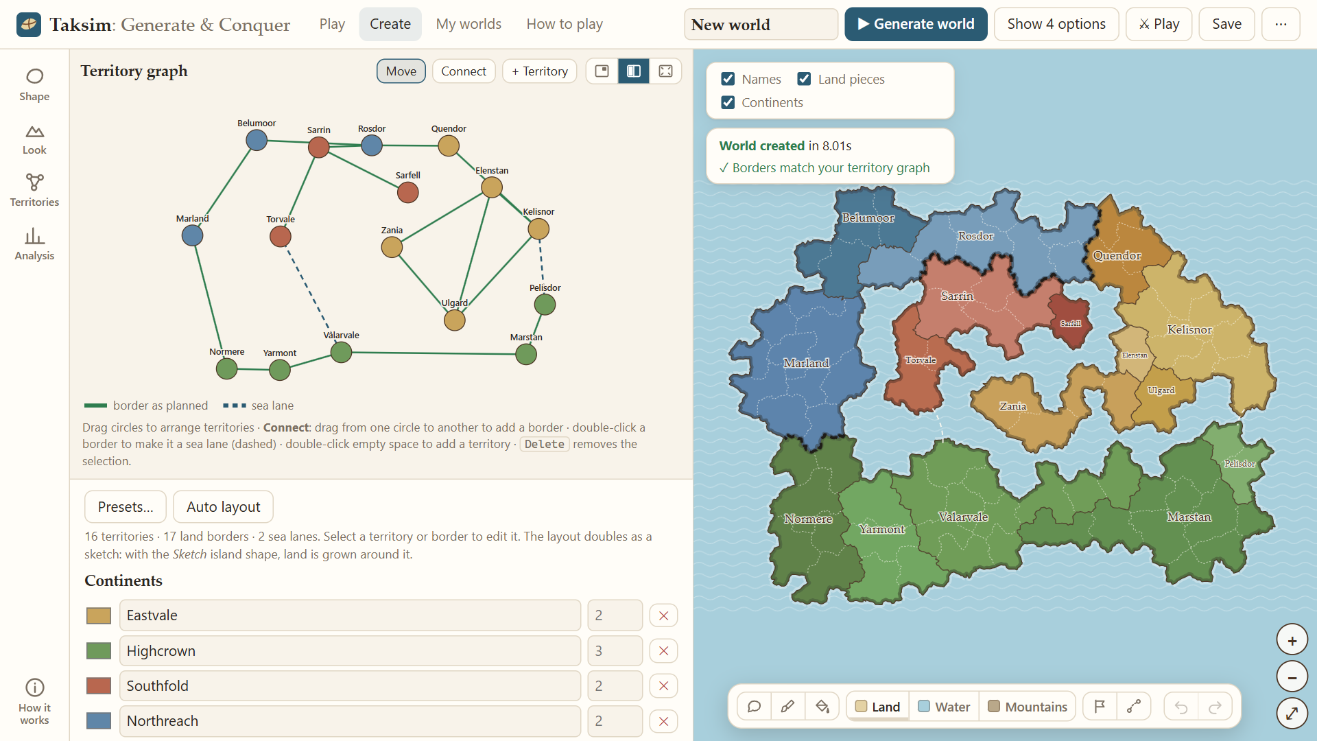 Screenshot 4 for Taksim: Generate & Conquer