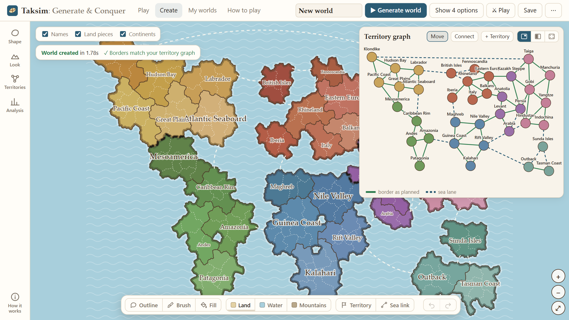 Screenshot 6 for Taksim: Generate & Conquer