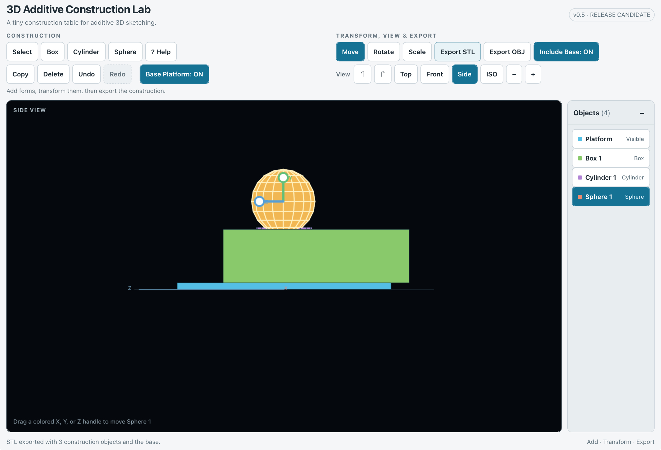 Screenshot 2 for 3D Additive Construction Lab