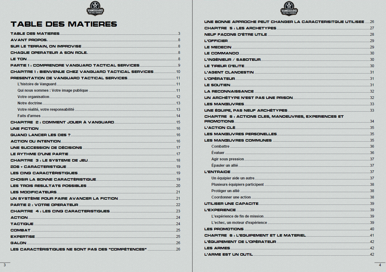 Screenshot 3 for Vanguard Tactical Services (Livre de Base)