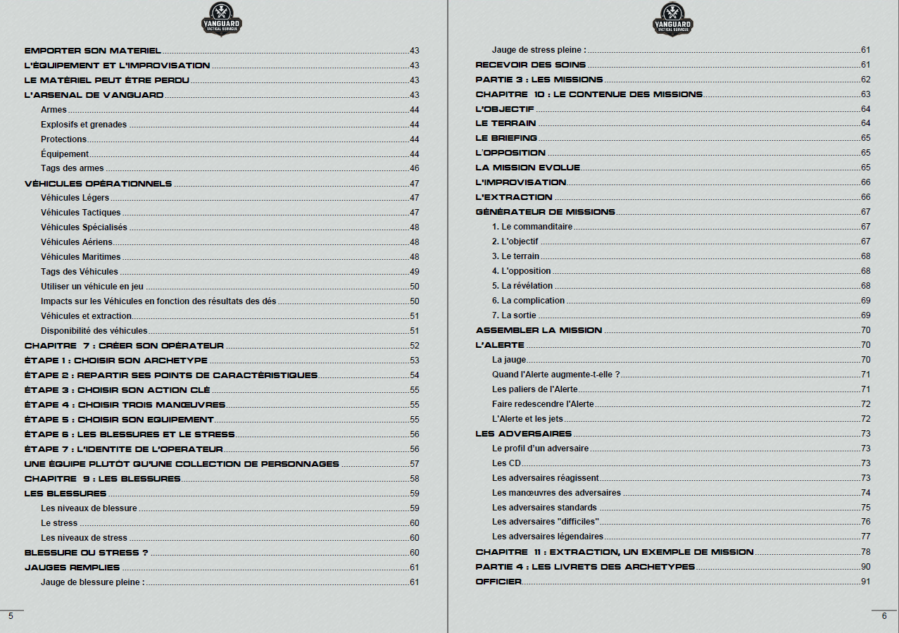 Screenshot 4 for Vanguard Tactical Services (Livre de Base)
