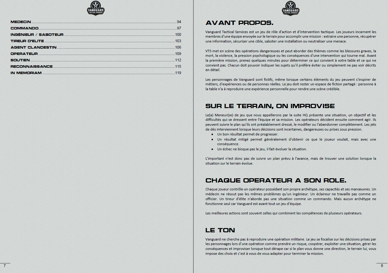 Screenshot 5 for Vanguard Tactical Services (Livre de Base)