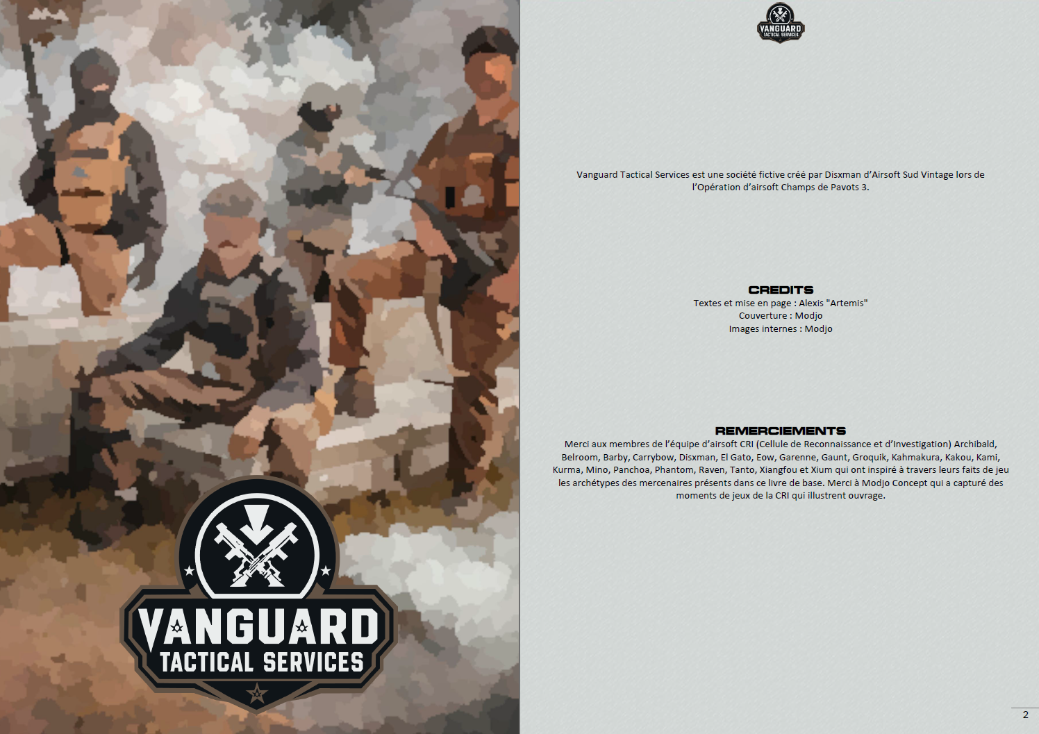 Screenshot 2 for Vanguard Tactical Services (Livre de Base)