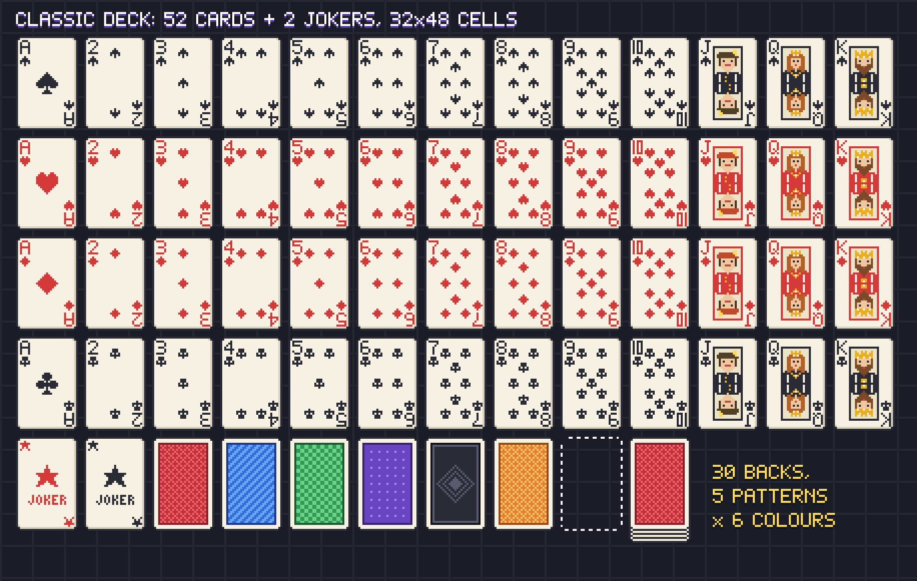 Cards & Dice pixel art preview 3
