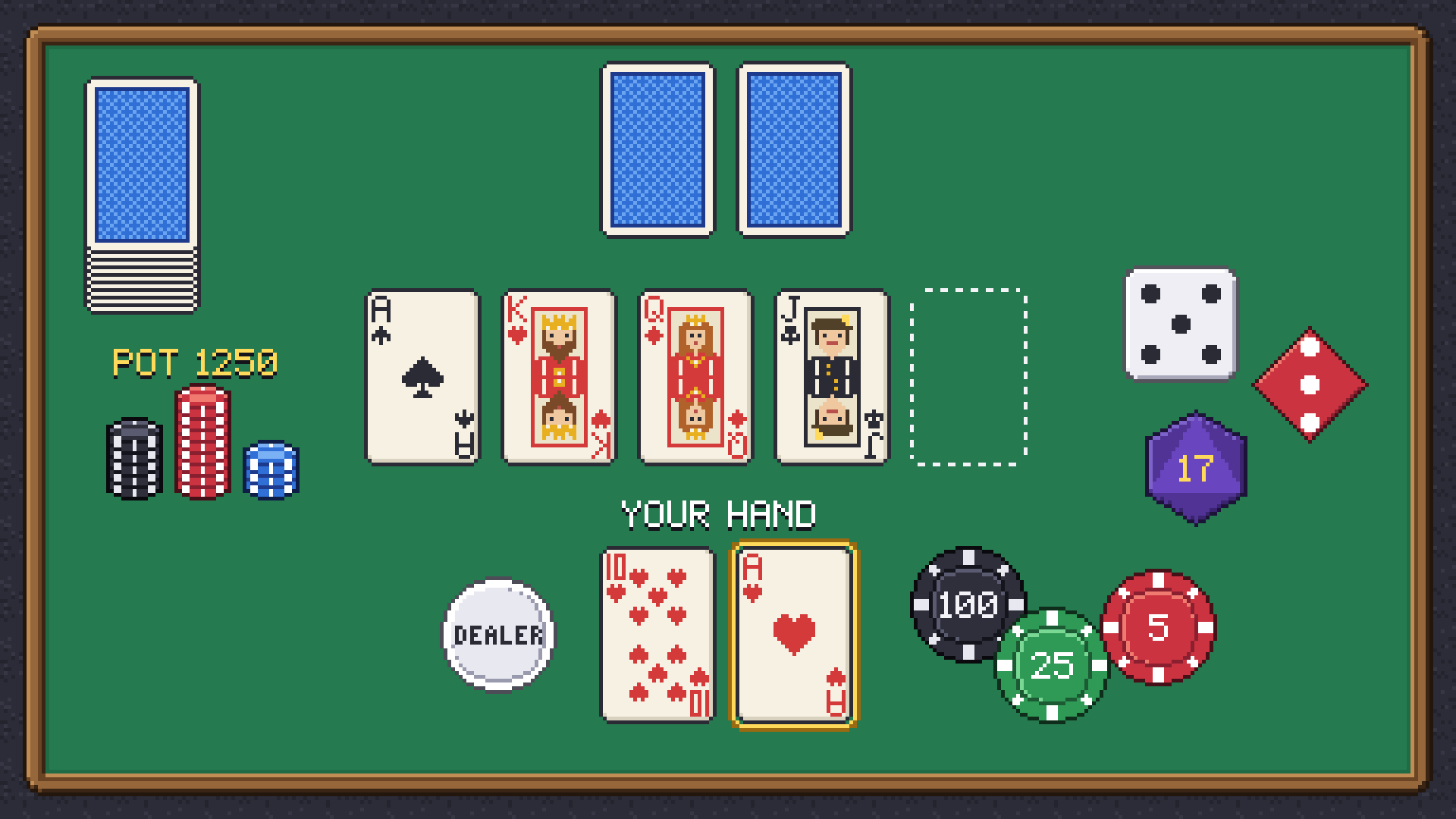 Cards & Dice pixel art preview 2