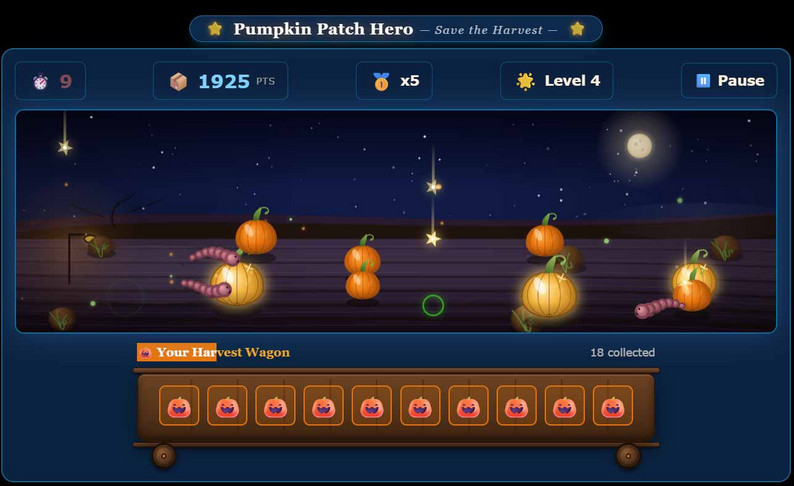 Pumpkin Patch Hero screenshot