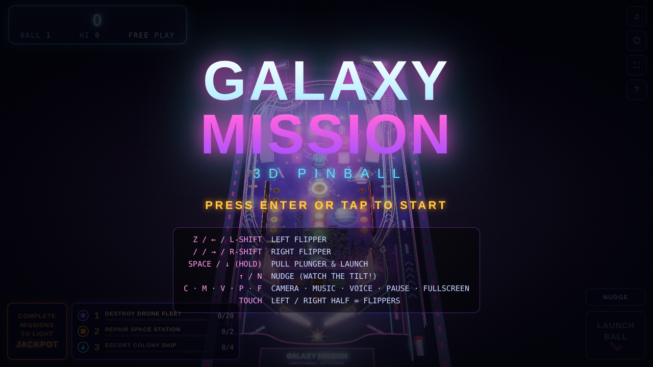 Screenshot 2 for Galaxy Mission 3D Pinball