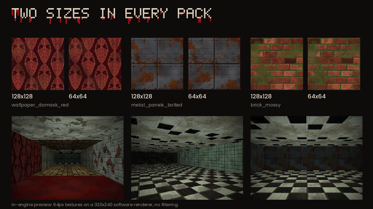 PSX Horror Texture Pack
