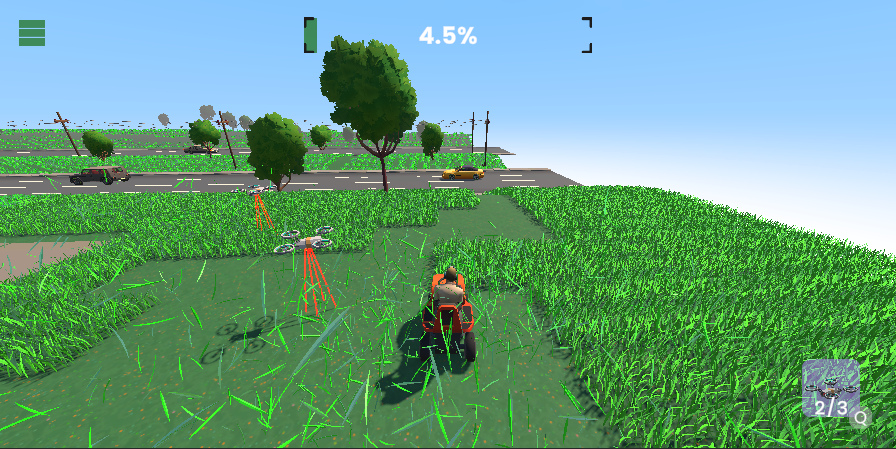 Screenshot 3 for Crazy Lawn Mower Simulator
