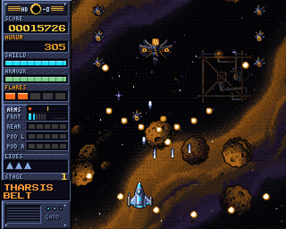 Heliobane (Amiga), stage 1: the Tharsis Belt