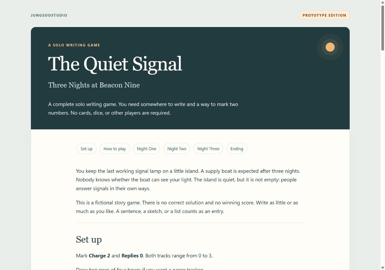 Screenshot 2 for The Quiet Signal: Three Nights at Beacon Nine