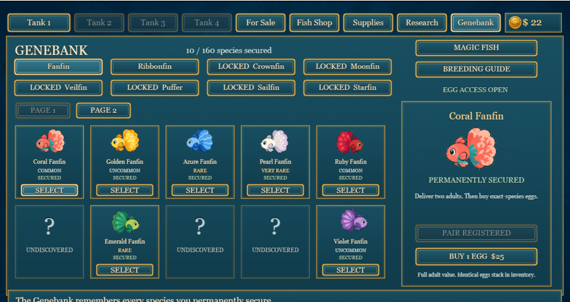 Screenshot 4 for Fins & Fortune - A Cozy Aquarium Tycoon