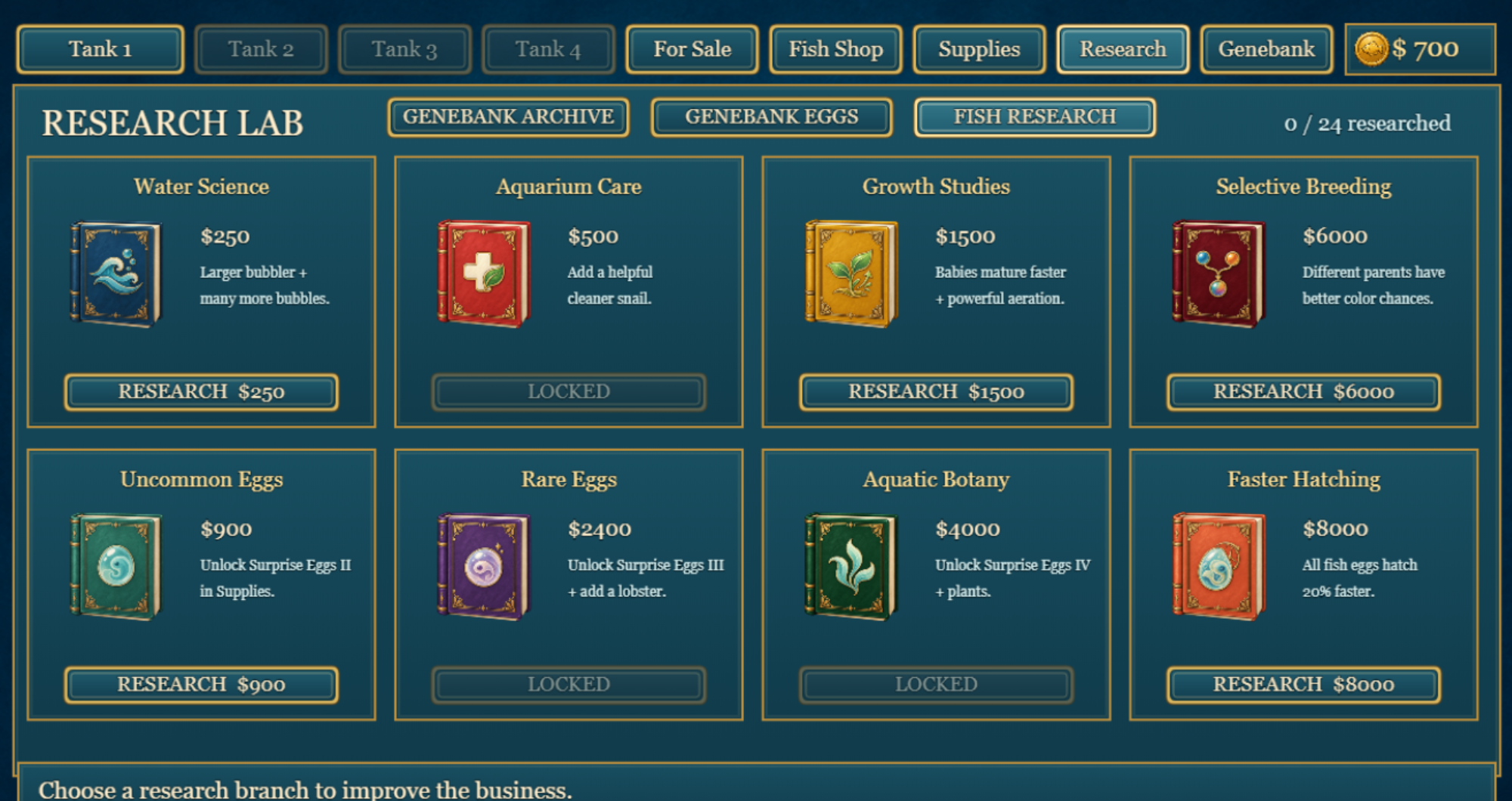 Screenshot 6 for Fins & Fortune - A Cozy Aquarium Tycoon