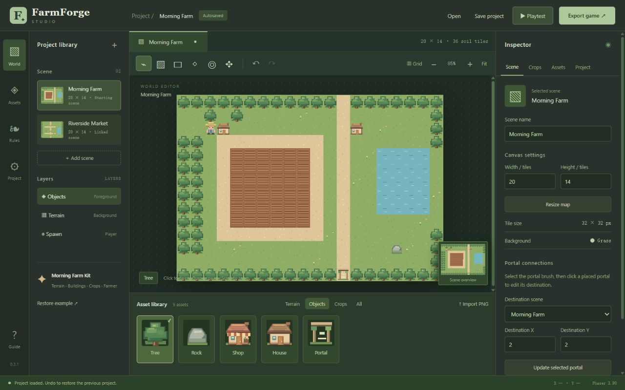 Screenshot 9 for FarmForge Studio — Farm Game Creator