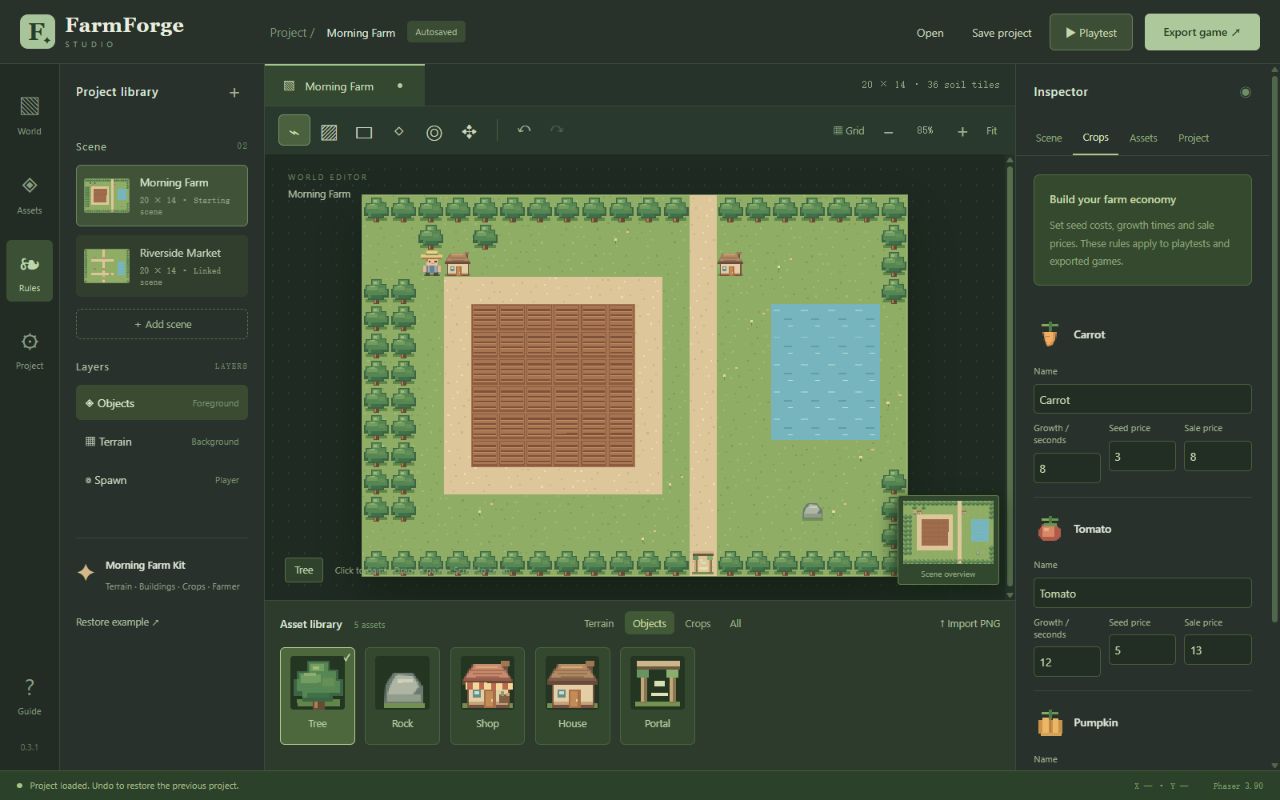 Screenshot 10 for FarmForge Studio — Farm Game Creator
