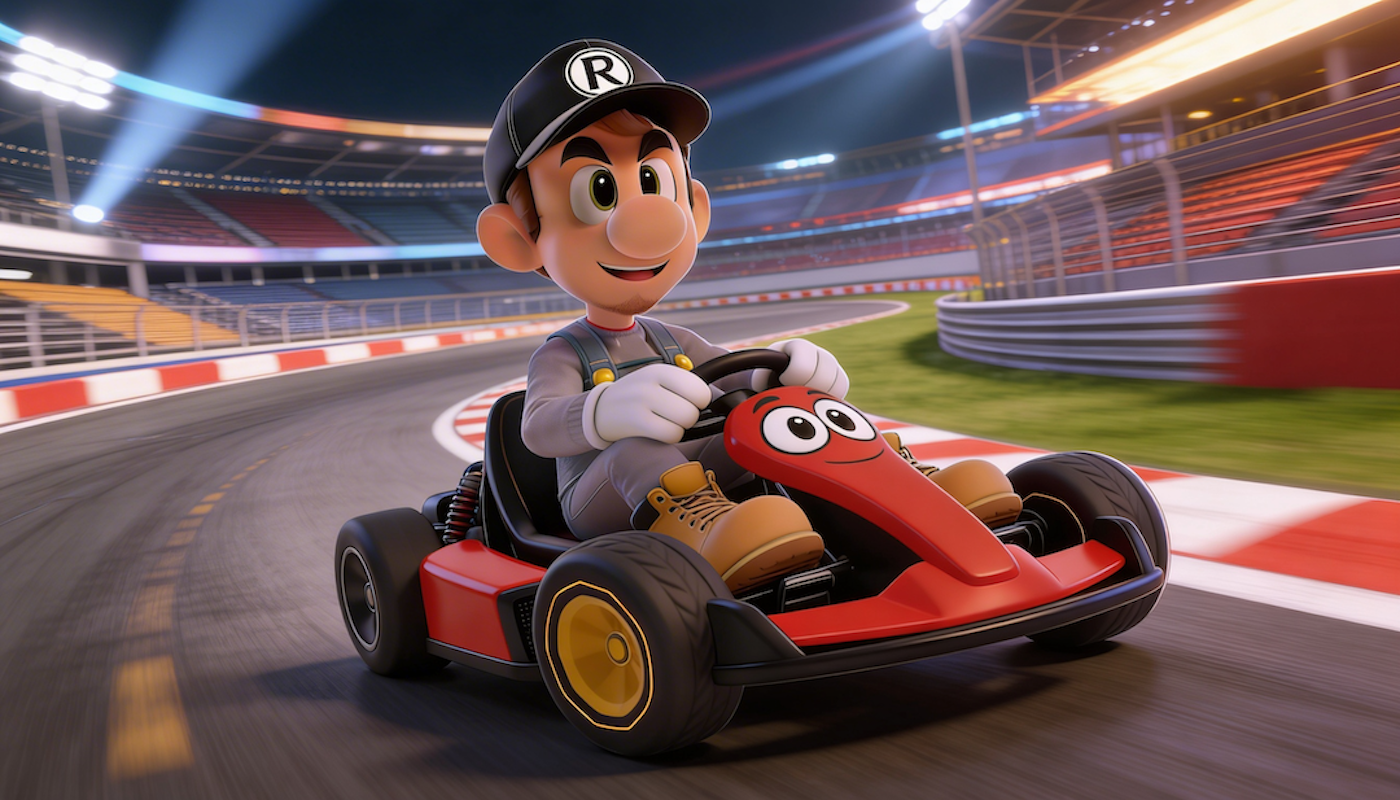 Screenshot 5 for Godot 4.8: Kart Racing Mechanics