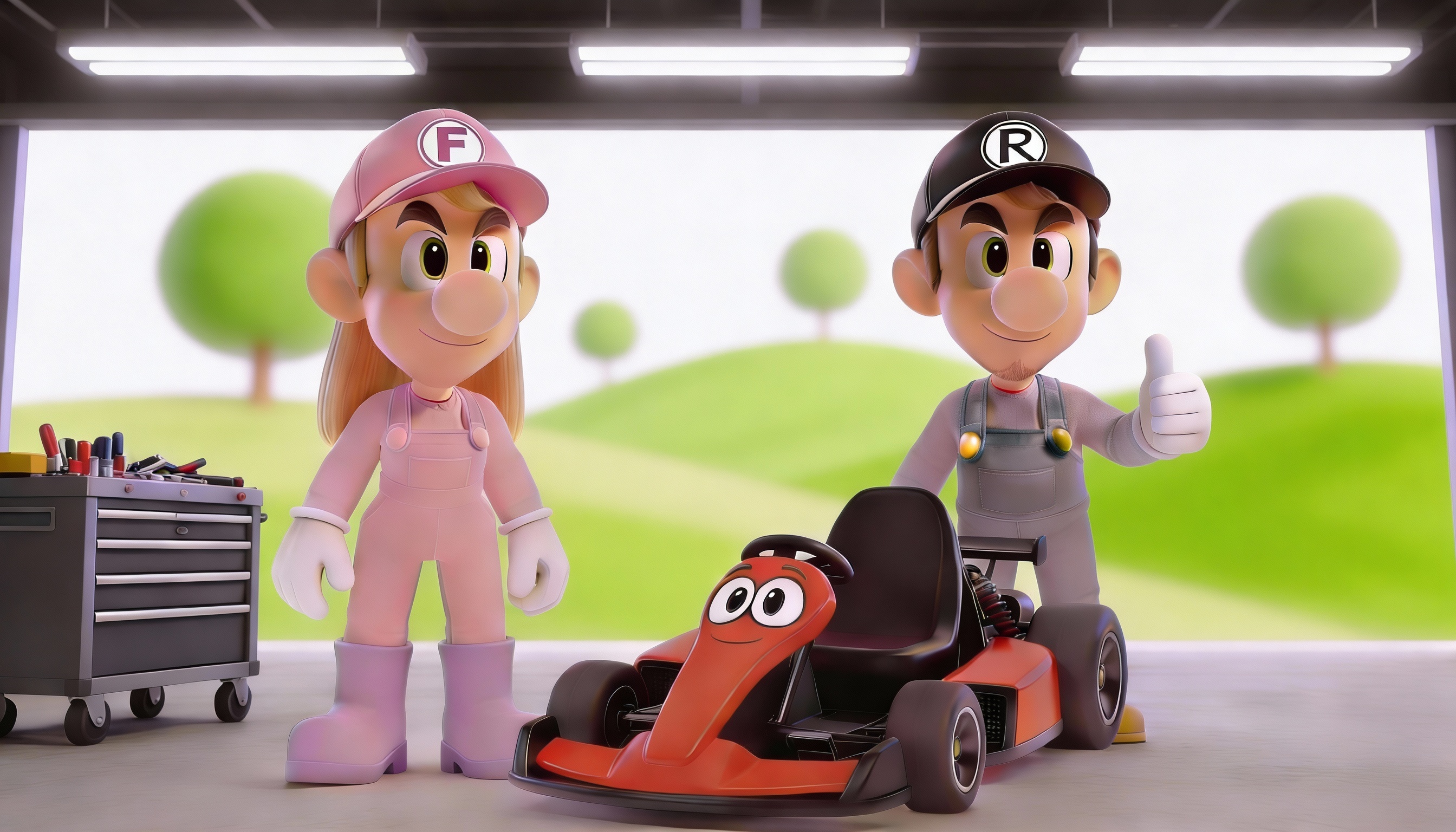 Screenshot 3 for Godot 4.8: Kart Racing Mechanics