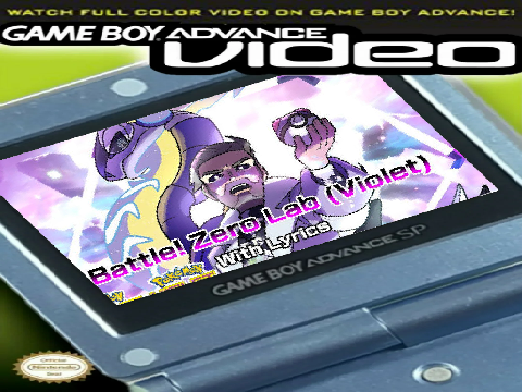 Screenshot 2 for battle zero lab with lyrics (violet version) for gba