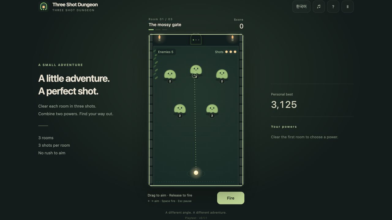 Screenshot 2 for Three Shot Dungeon
