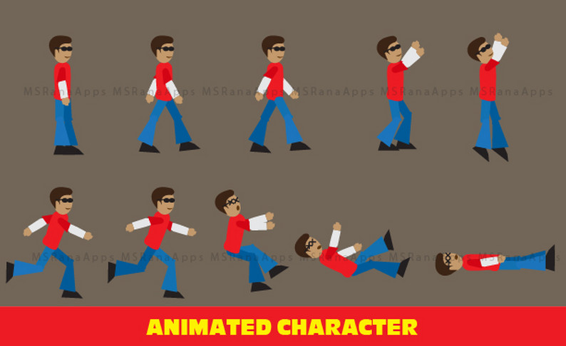 Animated Character Simple Guy by MsRanaApps