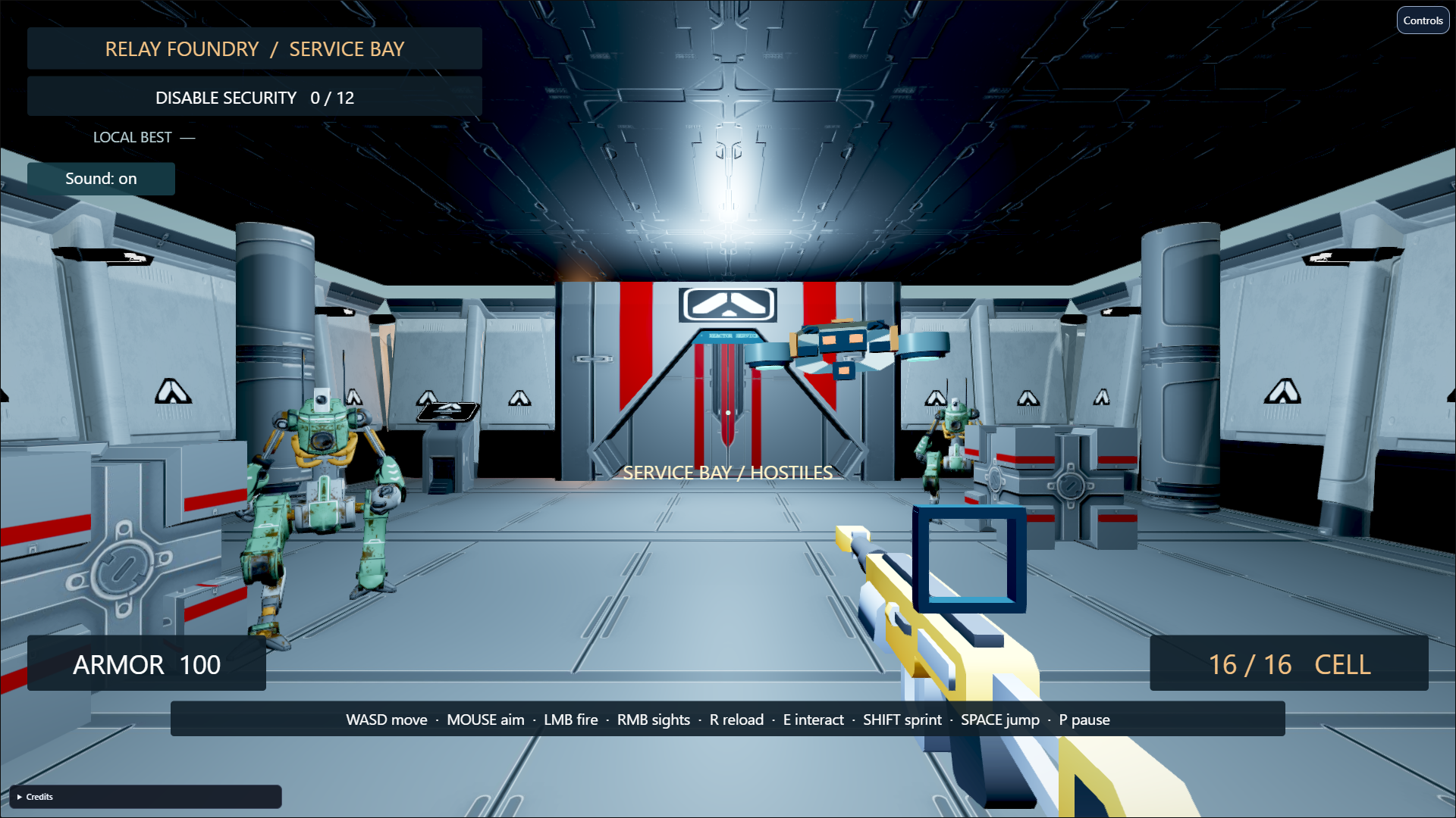 Relay Foundry, a playable FPS starter game in NIB 1.0.0