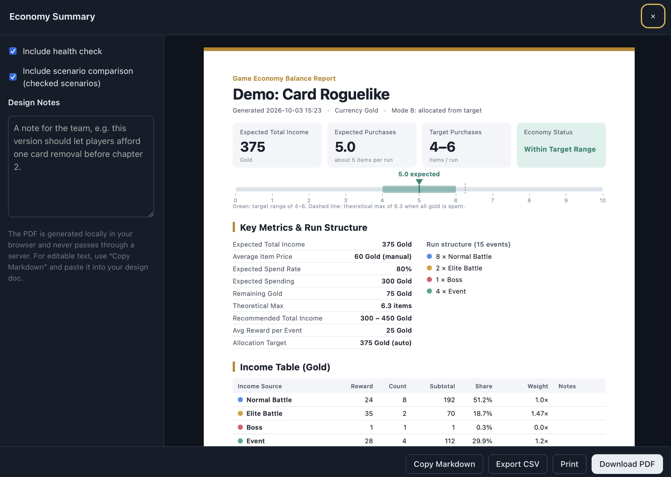 Screenshot 6 for Game Economy Tuner