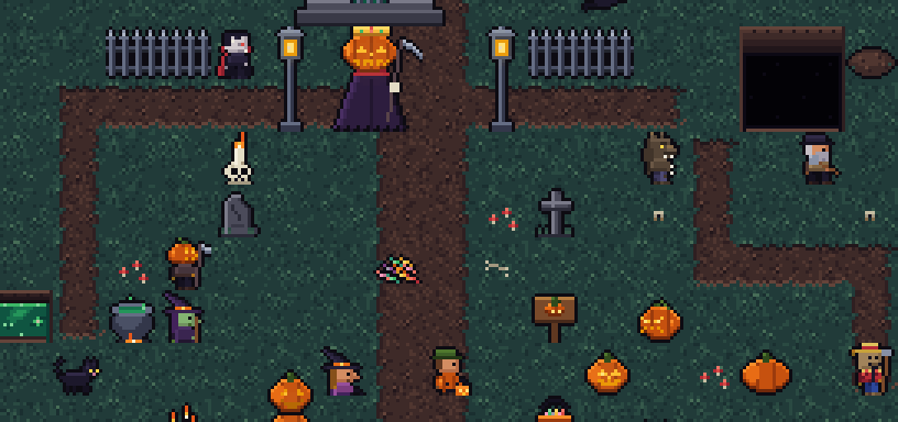 KILN HALLOWEEN – 16x16 Haunted Graveyard Pack (new)