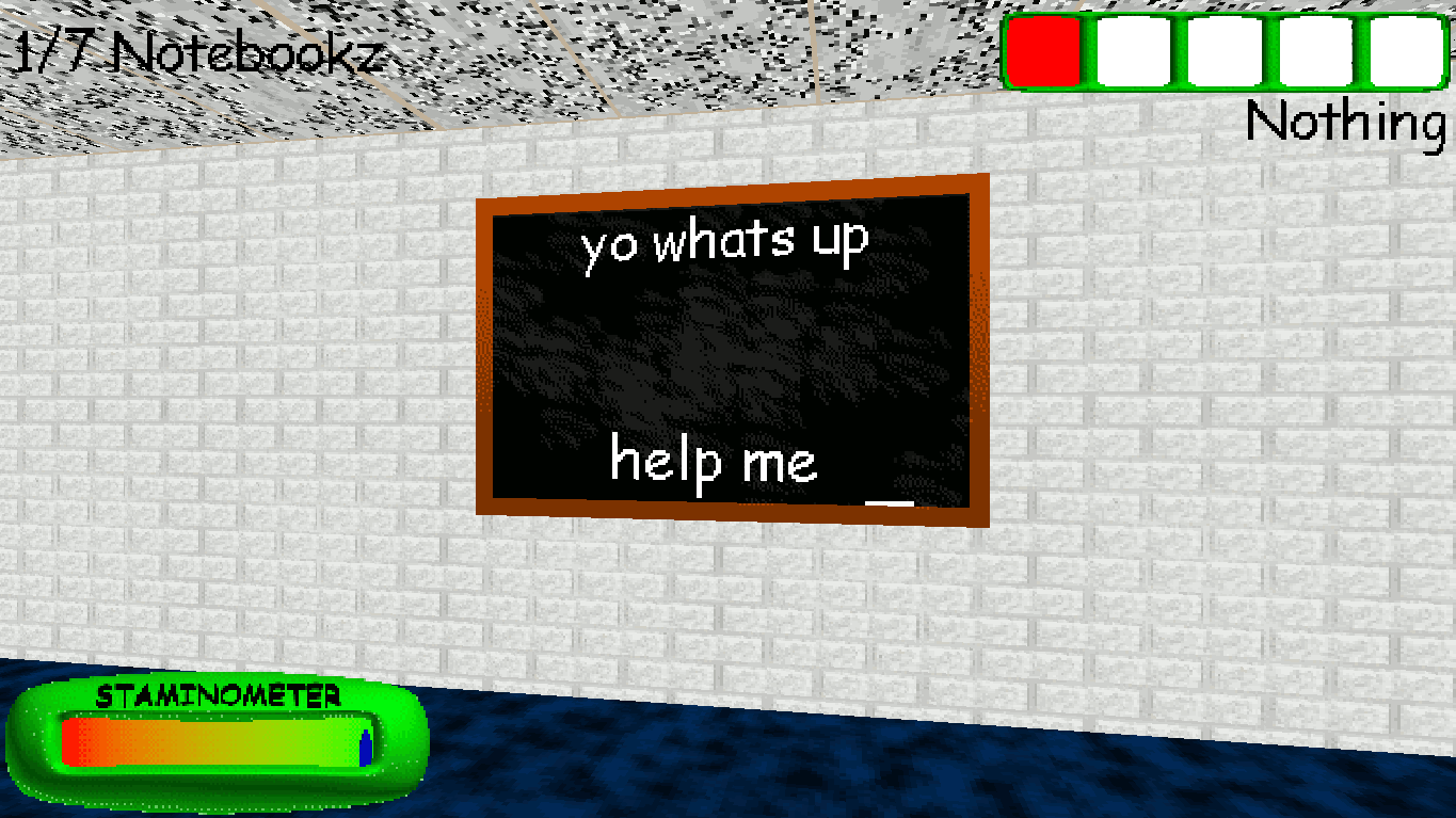 Screenshot 3 for Baldi's Basics Advanced Remastered