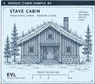 Screenshot 6 for Nordic Cabin Concepts – BLUEPRINT DIAGRAM PACK – EVL Enhanced Edition