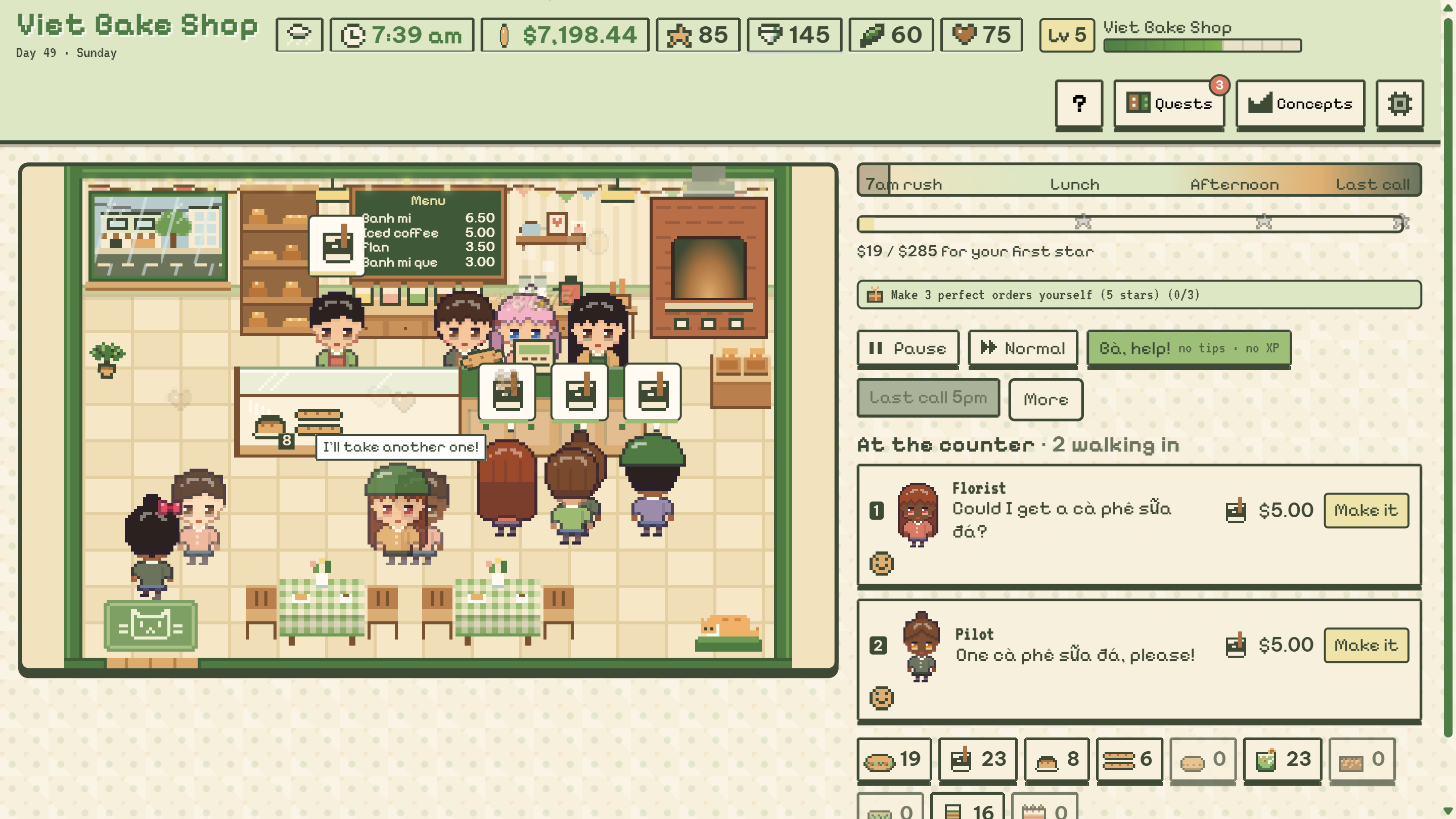 Screenshot 4 for Viet Bake Shop Simulator