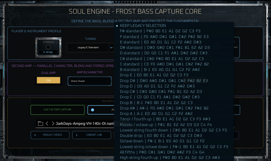 Screenshot 2 for Obsidian Wraith — Guitar & Bass Amp Workstation