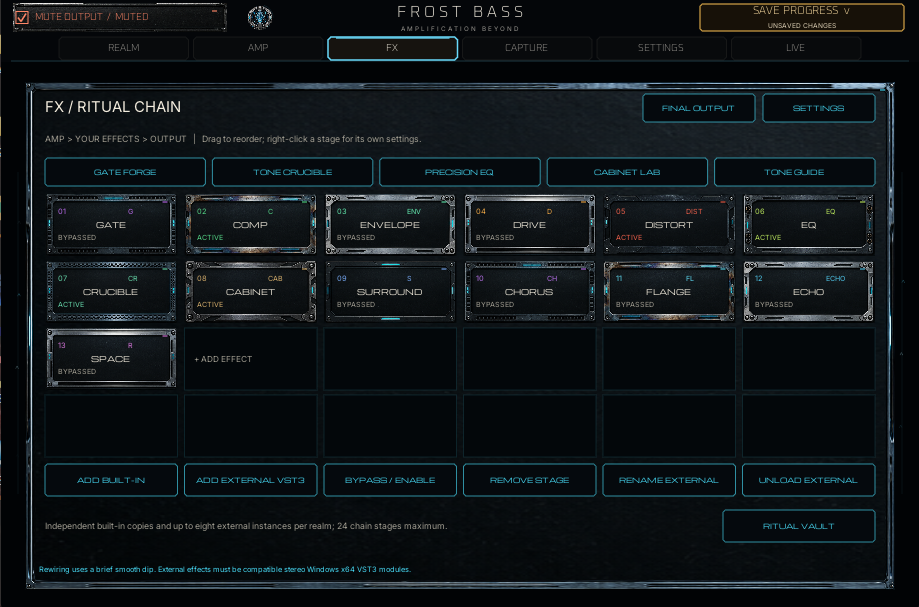 Screenshot 5 for Obsidian Wraith — Guitar & Bass Amp Workstation