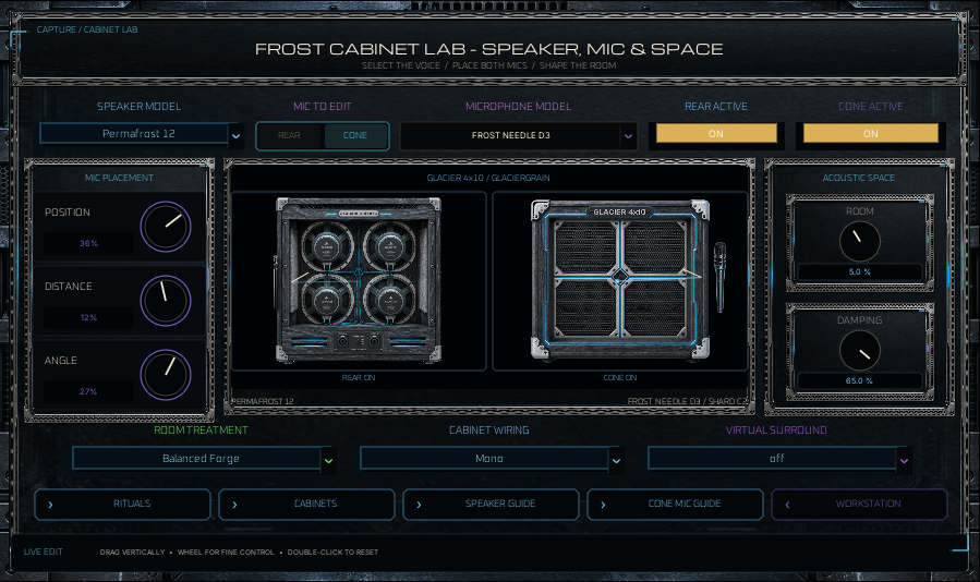 Screenshot 4 for Obsidian Wraith — Guitar & Bass Amp Workstation
