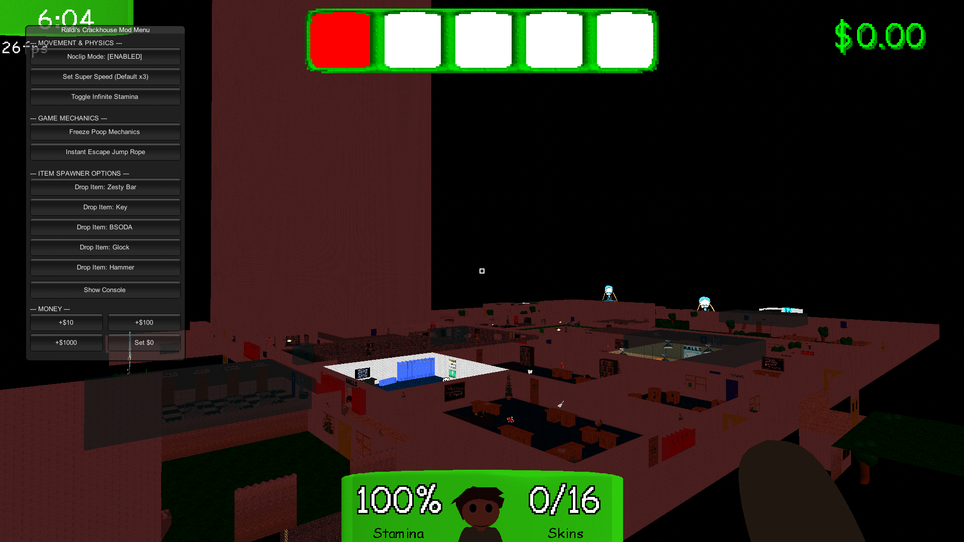 Screenshot 4 for Raldi's Crackhouse Mod Menu