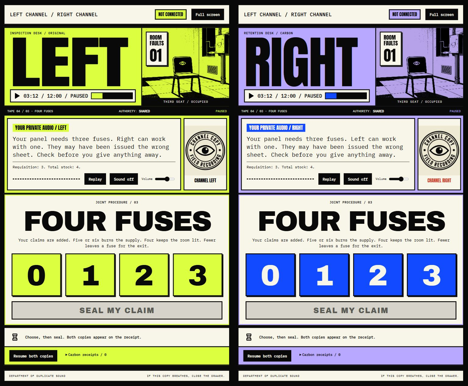 Screenshot 5 for LEFT CHANNEL / RIGHT CHANNEL
