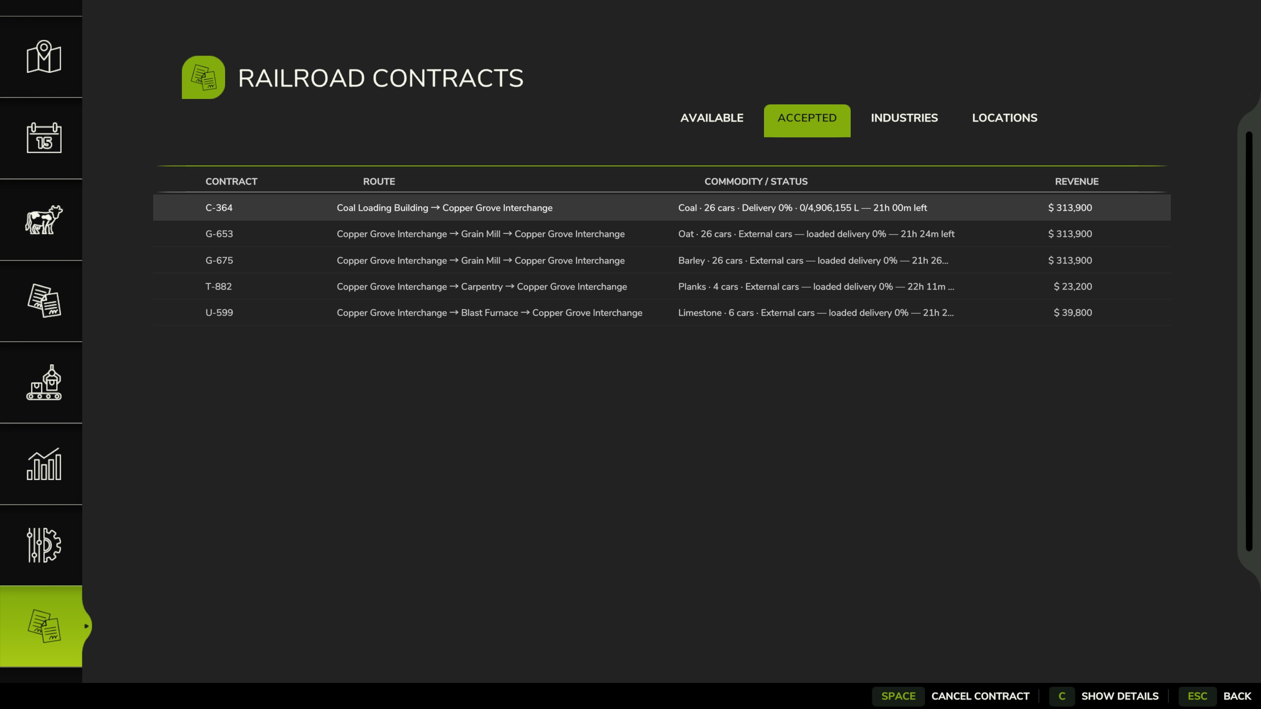 Screenshot 3 for FS25 Railroad Contracts