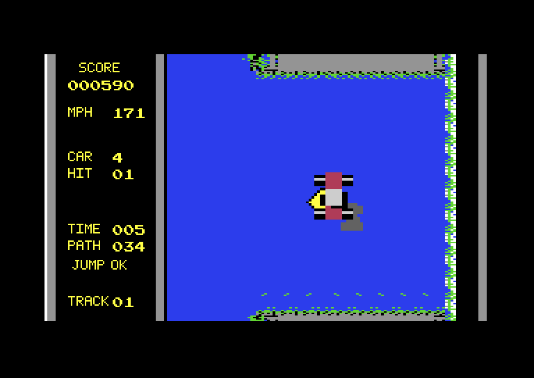 Screenshot 4 for Ruote Fumanti (Smokin Tyres) - [C64]