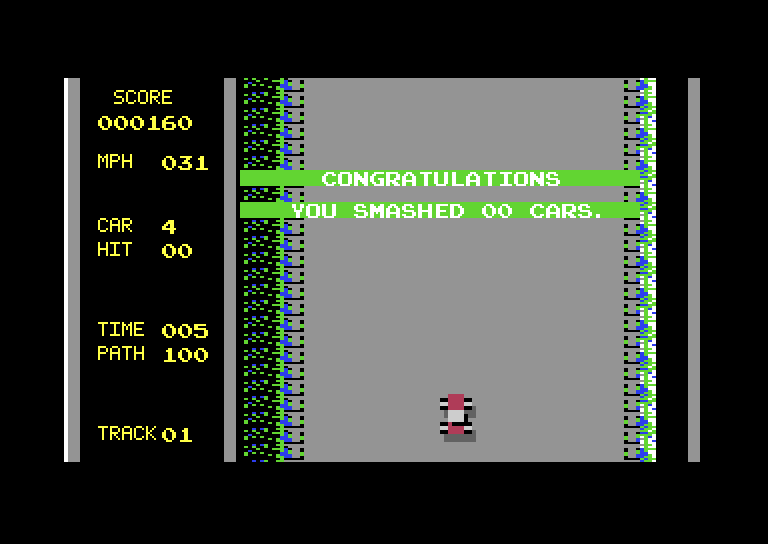 Screenshot 3 for Ruote Fumanti (Smokin Tyres) - [C64]