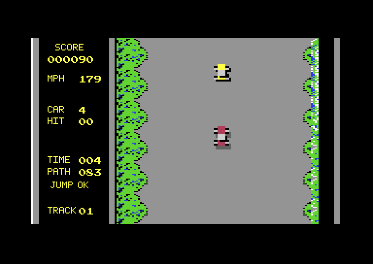 Screenshot 5 for Ruote Fumanti (Smokin Tyres) - [C64]