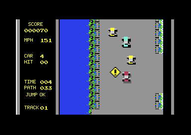 Screenshot 2 for Ruote Fumanti (Smokin Tyres) - [C64]