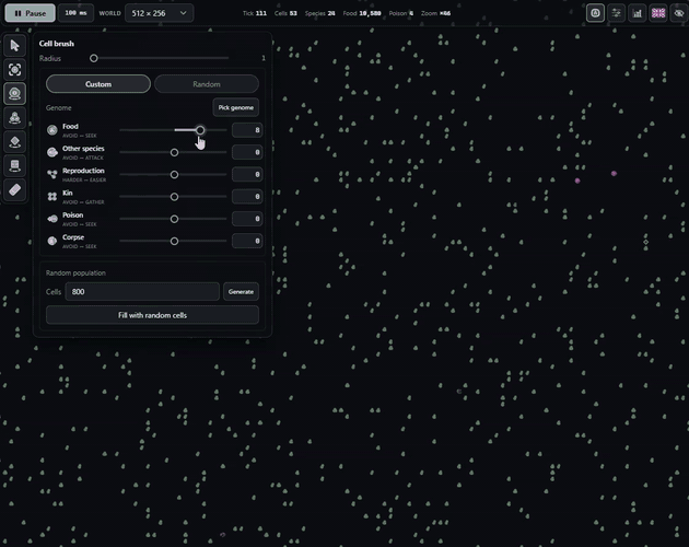 Screenshot 2 for The Strongest Survives - Evolution Sandbox