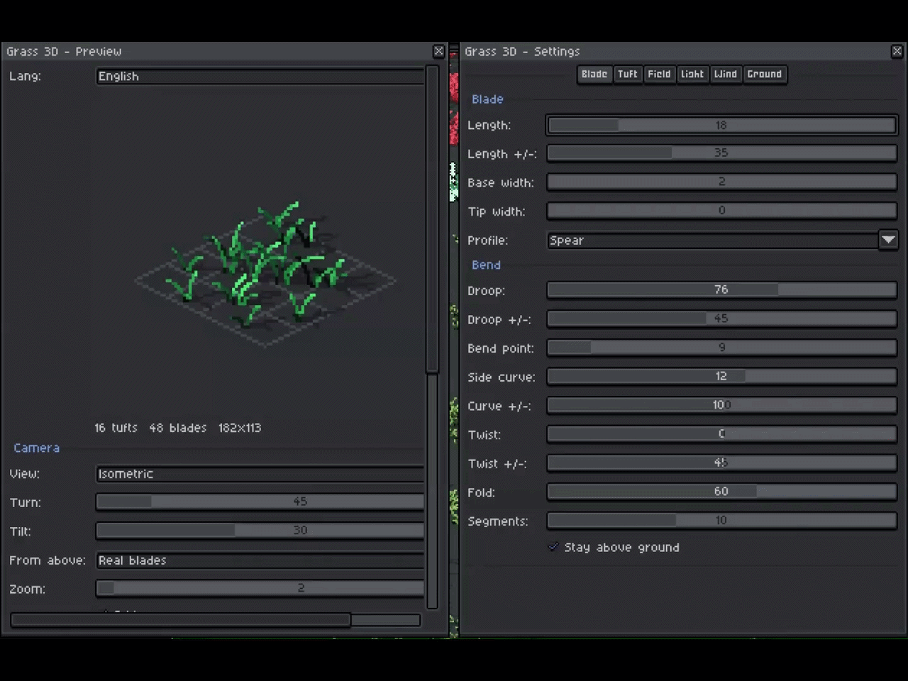 Screenshot 6 for Grass Generator for Aseprite
