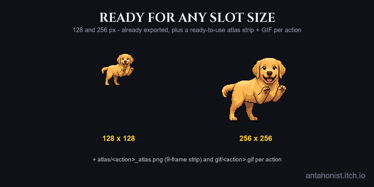 Animated Dog - 5 Actions by Antahonist