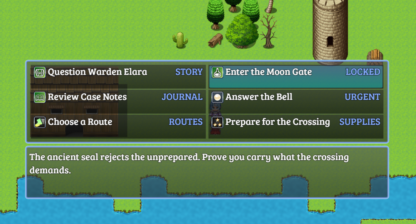 Screenshot 4 for Narrative Choices Pro for RPG Maker MZ