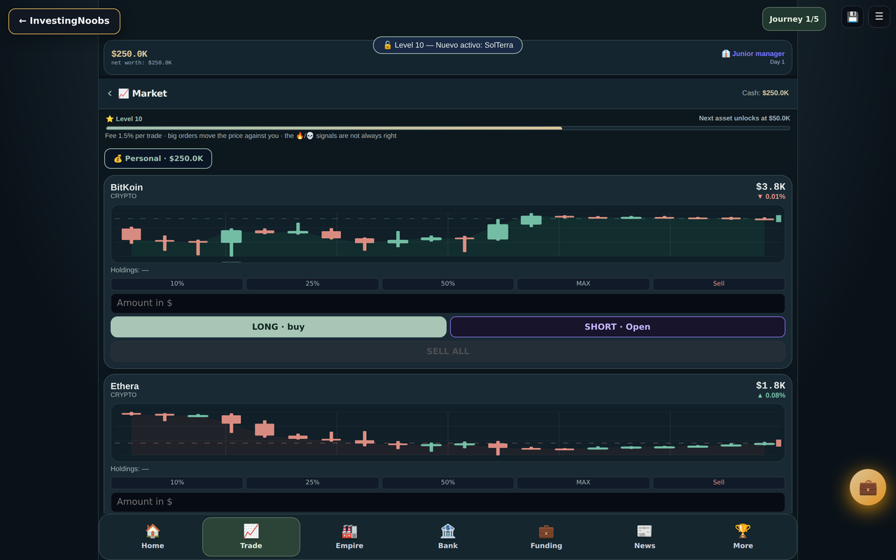 Screenshot 3 for Investing Noobs Tycoon
