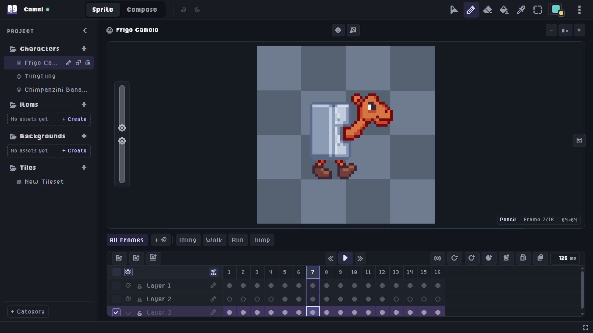 Screenshot 3 for PixBob Studio - Pixel Art and Scene Editor