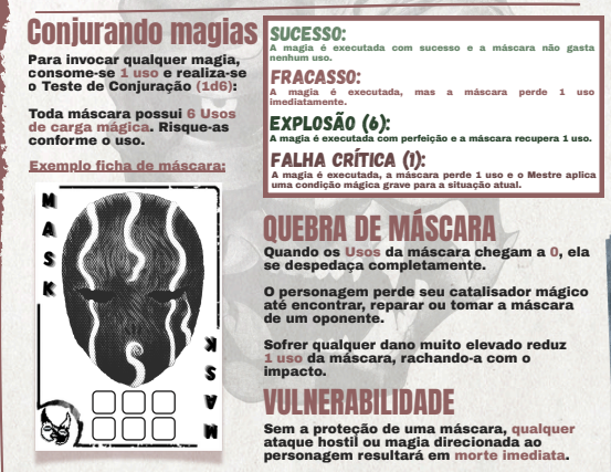 Screenshot 4 for Magia das Máscaras - RPG de Uma Página