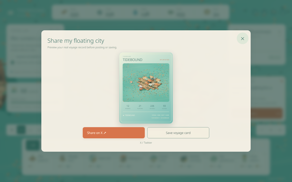 Screenshot 4 for Tidebound: Floating City