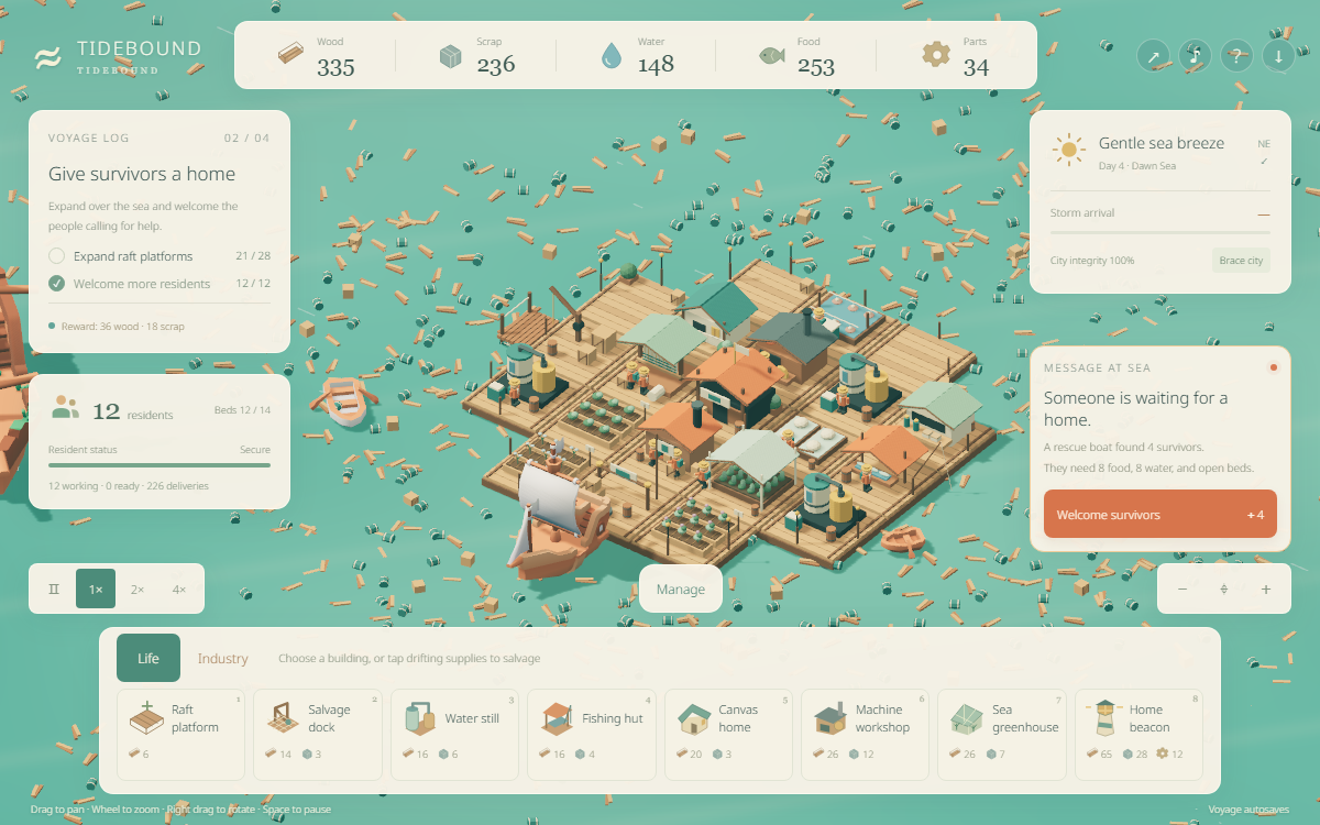 Screenshot 5 for Tidebound: Floating City